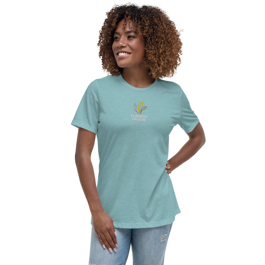 Women's Runners Origin Logo Embroidered Tee